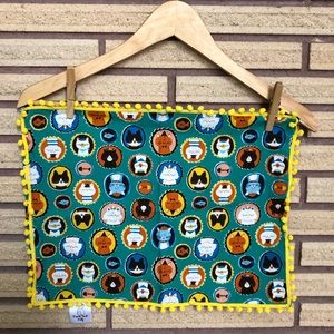 Cat Portraits Accent Pillow Cushion Cover - 15.5 x 11.5 - Handmade - Cat Lover